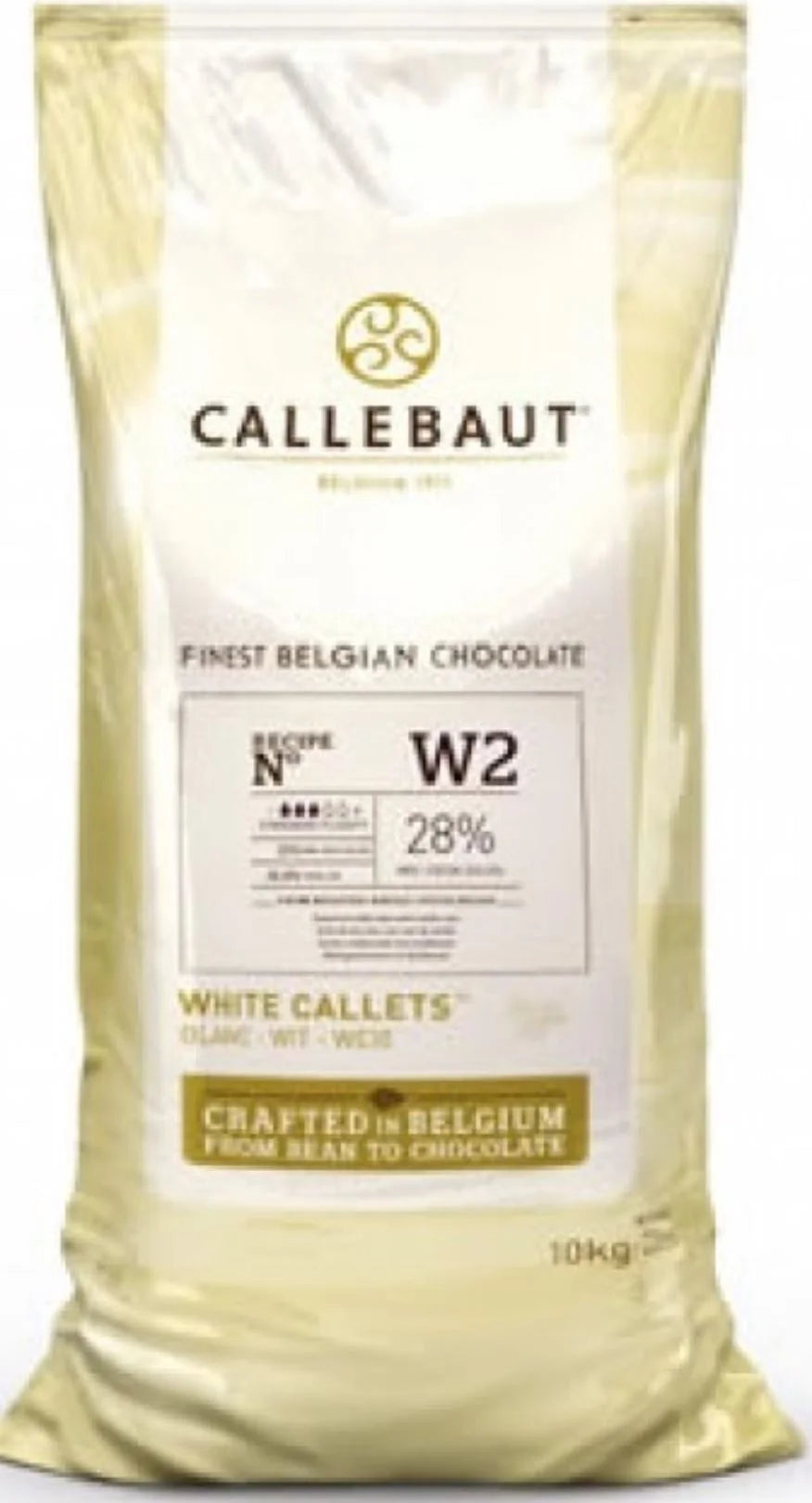 Callebaut White Belgian Chocolate Calletes