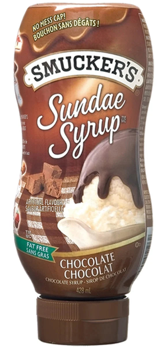 Chocolate Syrup Smuckers - 12 Pack