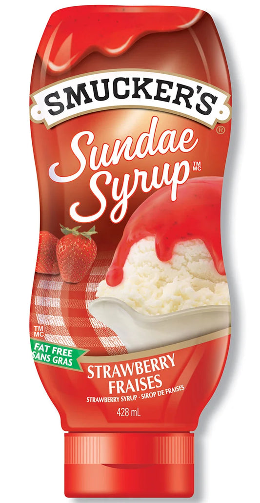 Strawberry Syrup Smuckers - 12 pack